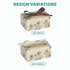 Flower Candy Box With Ribbon