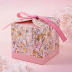 Leaves Floral Square Candy Box