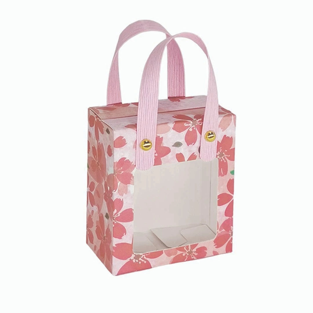 Rectangular Window Gift Box With Handle