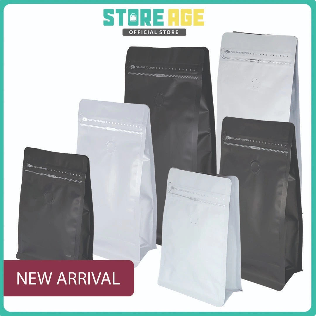 Coffee Zip Bag With Valve