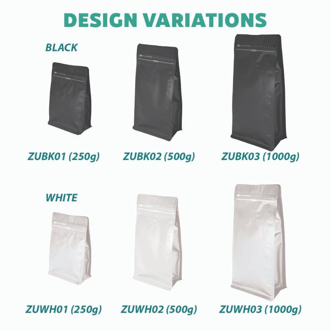 Coffee Zip Bag With Valve