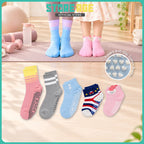 Adults & Kids Anti-Slip Cotton Socks - with non-slip silicone grip, soft breathable socks for everyday wear, yoga, pilates and indoor activities. Available for bulk orders and wholesale Malaysia.