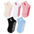 Adults Anti-Slip Cotton Socks 01 - with Silicone Non-Slip Sole, Comfortable Breathable Socks for Pilates, Yoga and Daily Indoor Wear. Available for bulk orders and wholesale Malaysia.