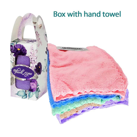 Hand Towel Set Door gift design B01H013- wedding doorgift kahwin Malaysia