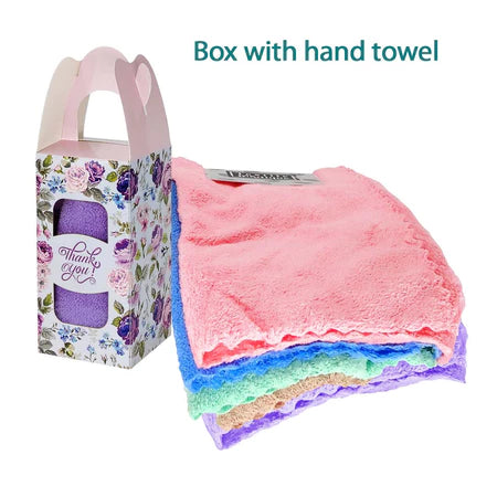 Hand Towel Set Door gift design B01H05 - wedding doorgift kahwin Malaysia
