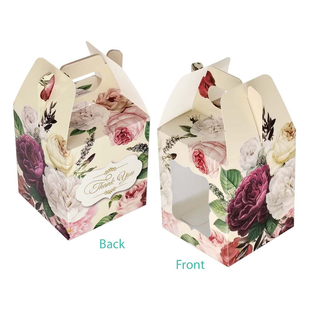 Cup Box - Floral (CBX01) variant for doorgift kahwin