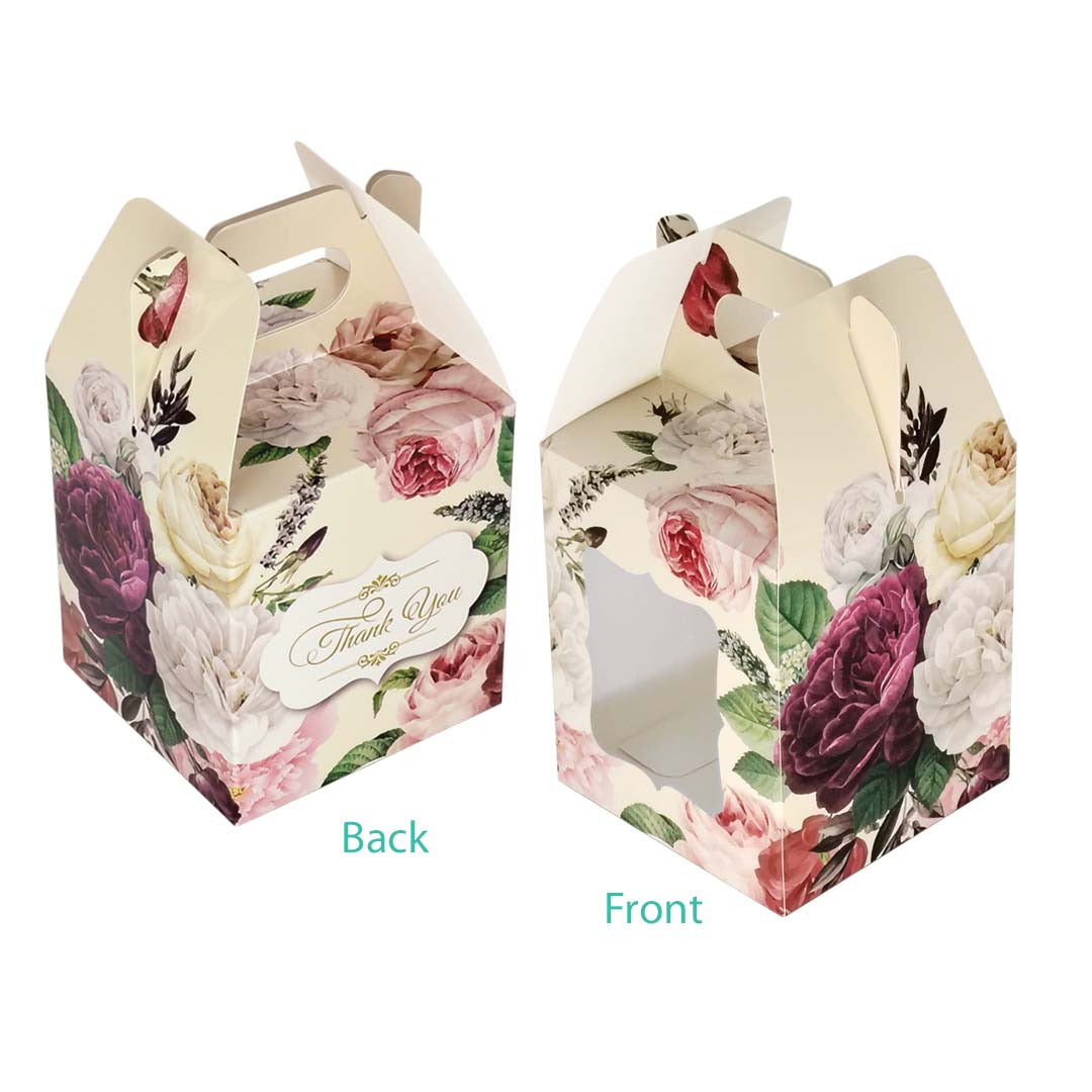 Cup Box - Floral (CBX01) variant for doorgift kahwin