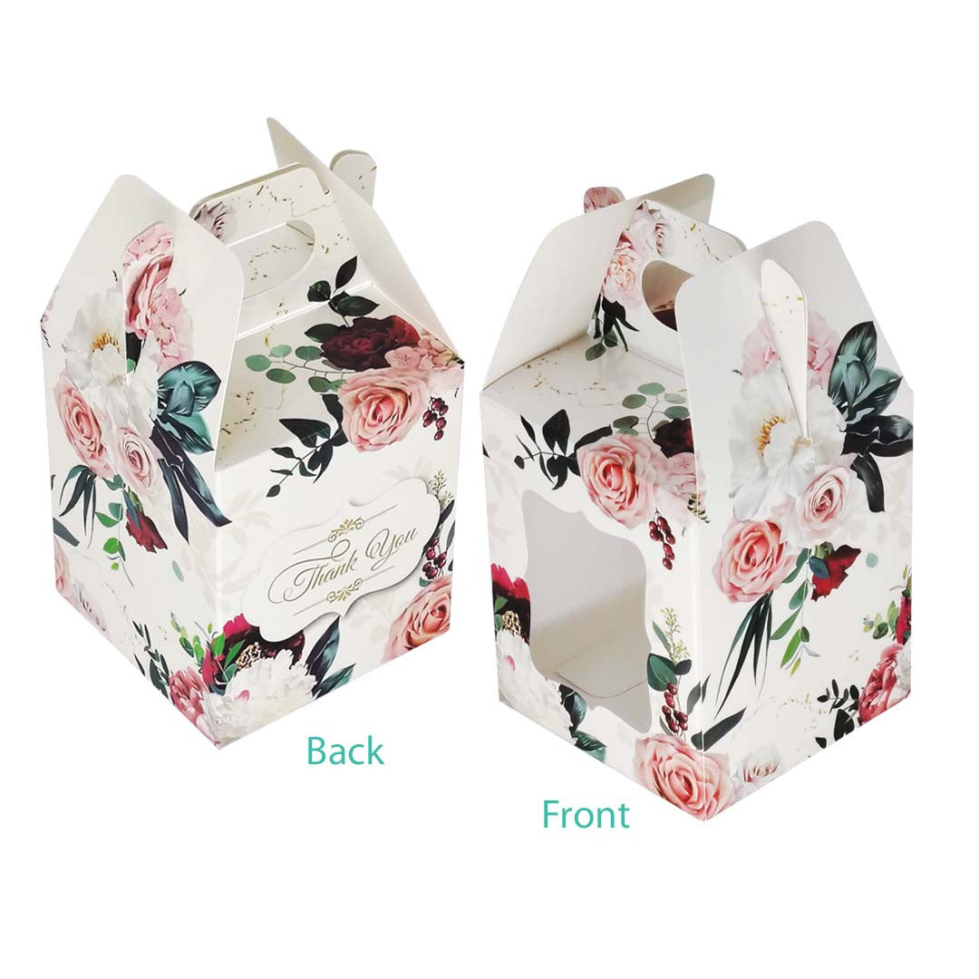 Cup Box - Floral (CBX02) variant for doorgift kahwin Malaysia