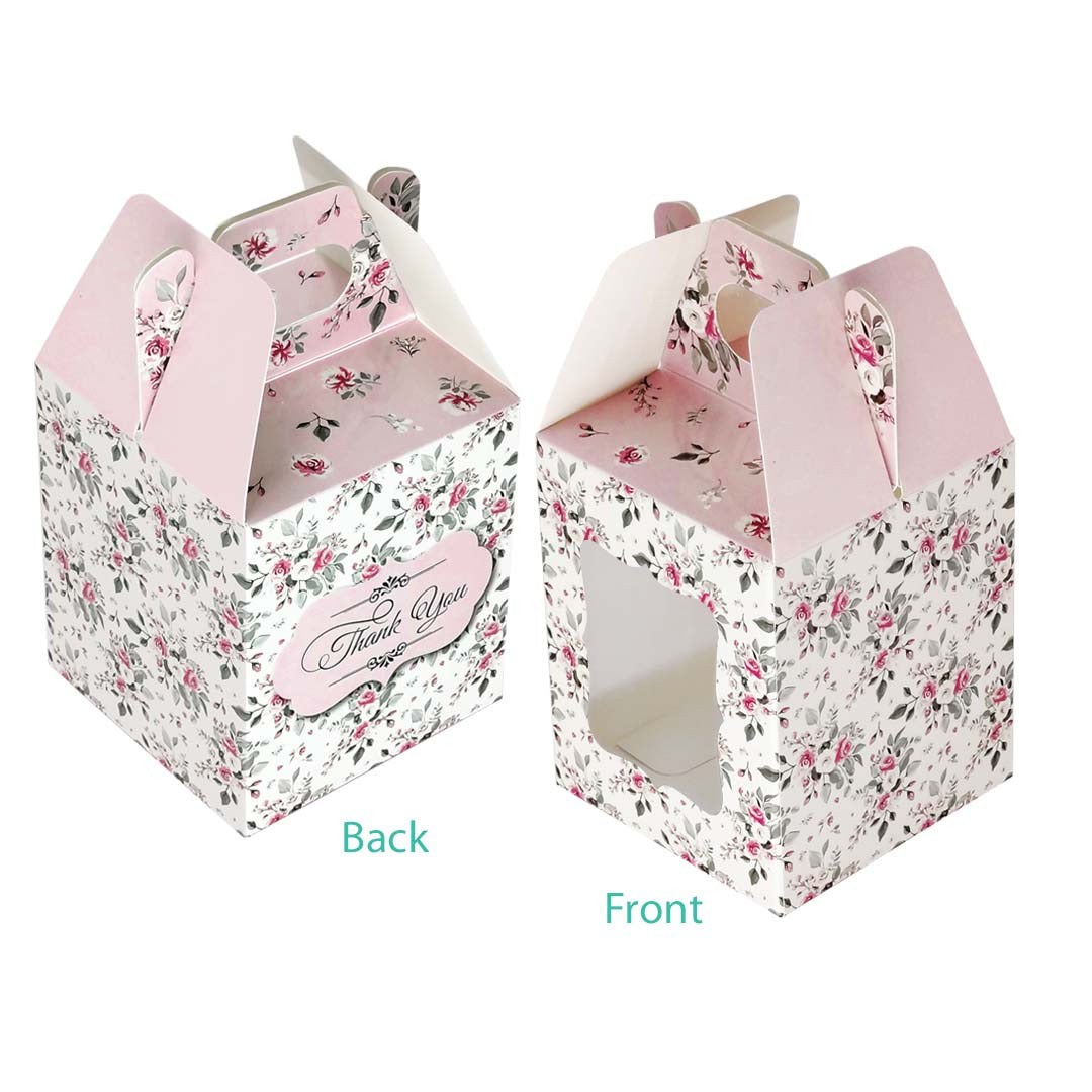 Cup Box - Floral (CBX03) variant for doorgift kahwin