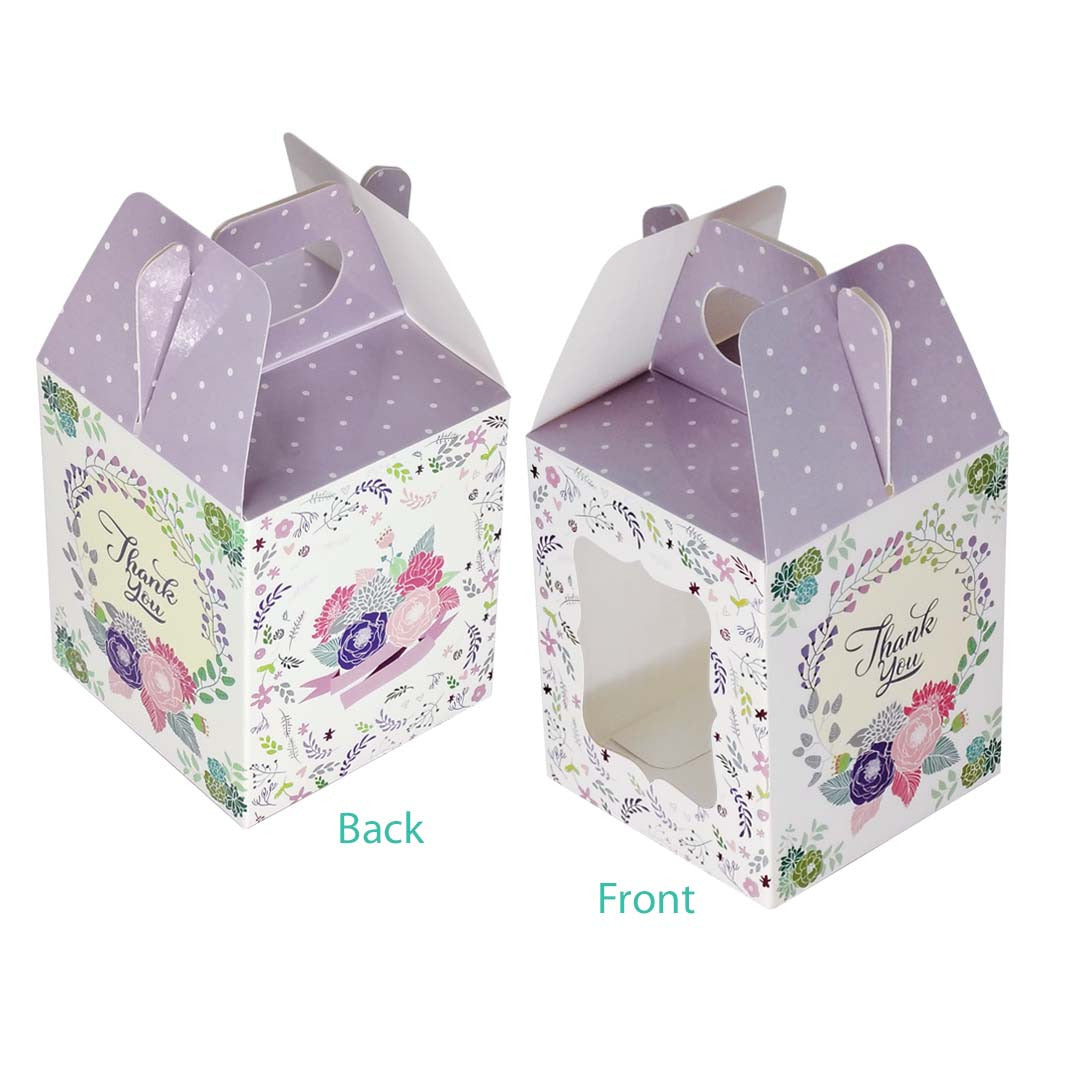Cup Box - Floral (CBX06) variant for doorgift kahwin