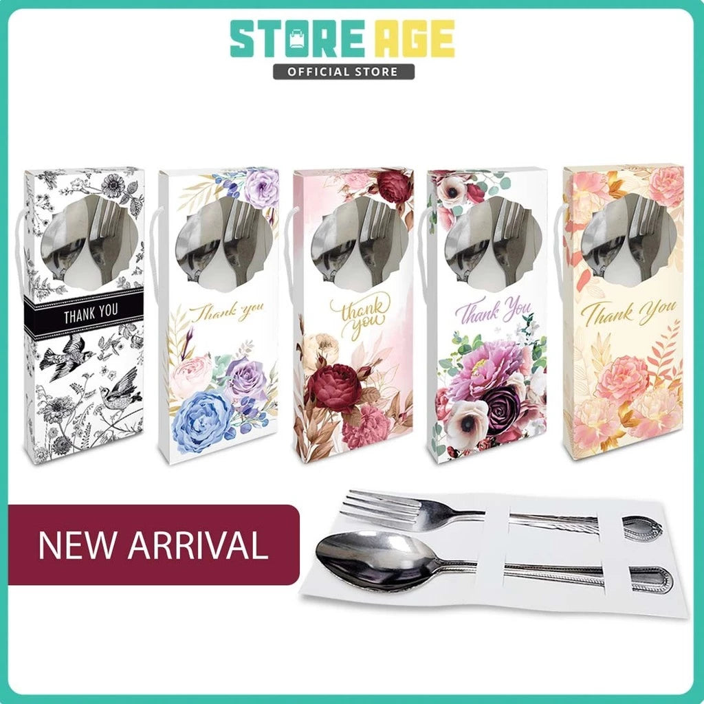 Spoon & Fork box for wedding doorgift kahwin - wholesale Malaysia