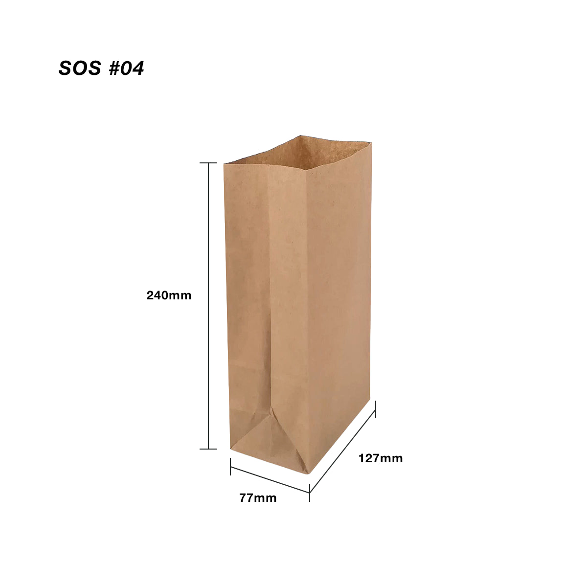 SOS Food Grade Takeaway Bag dimensions for wholesale order Malaysia