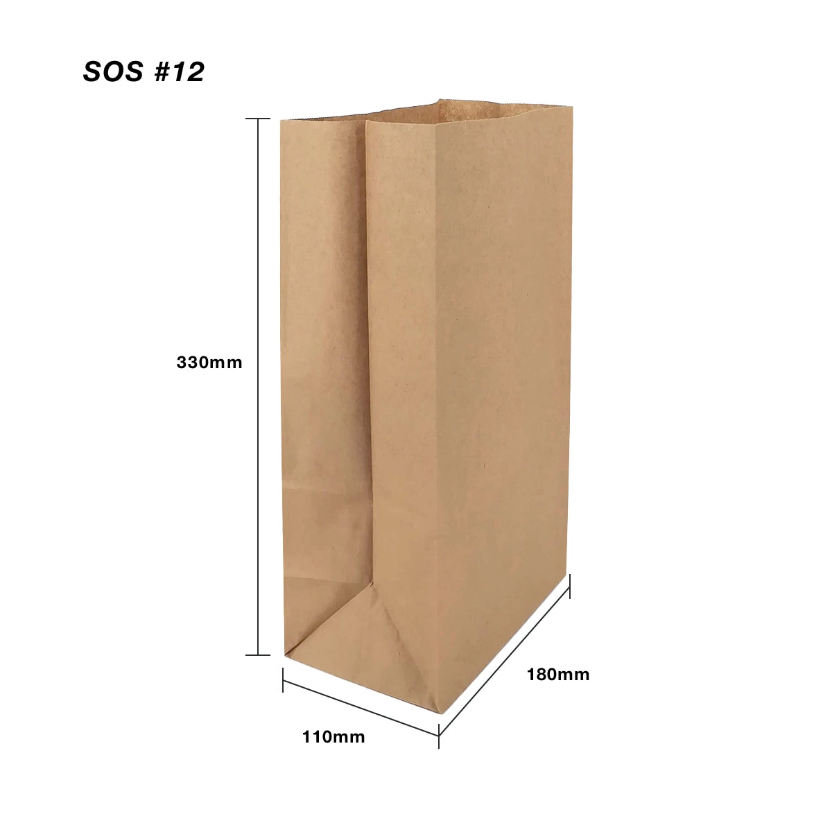 SOS Food Grade Takeaway Bag dimensions for wholesale order Malaysia