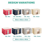 Cloth Organiser Storage Box (66L/100L) for home organiser design variations- wholesale Malaysia
