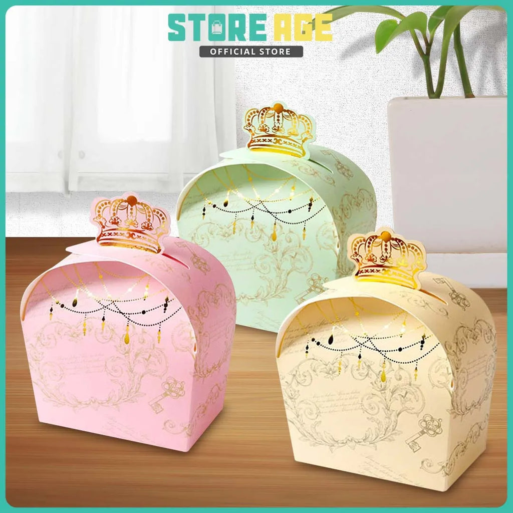 Crown Gift Box for doorgift kahwin packaging - wholesale Malaysia