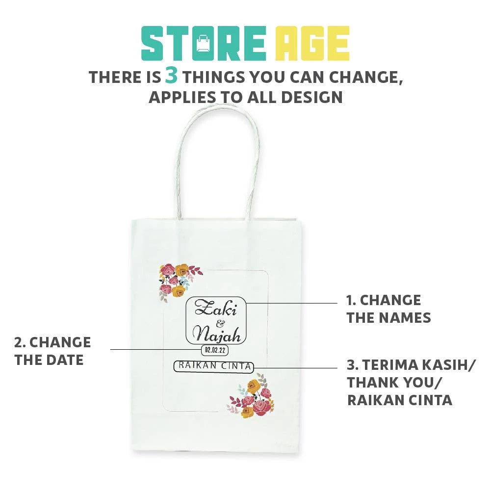 Customise Name Printing: For Events - wholesale branded packaging Malaysia