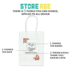 Customise Name Printing: For Events - wholesale branded packaging Malaysia