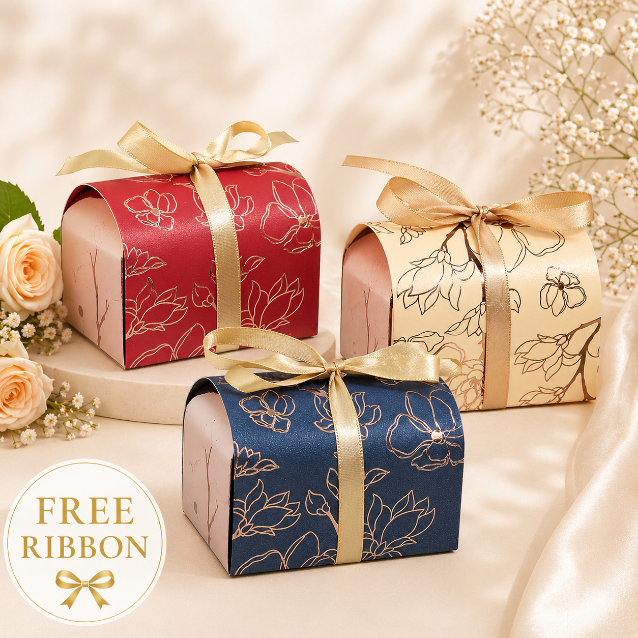 Cylinder Candy Gift Box for wedding favor / sweet box - wholesale Malaysia