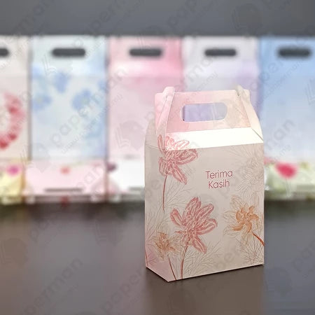 Designed Gift Box design GB001 - doorgift kahwin packaging