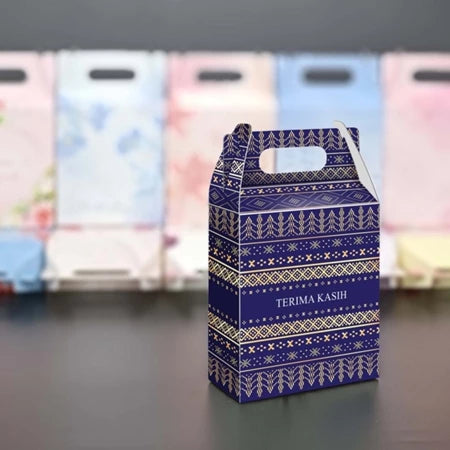 Designed Gift Box design GB017 - doorgift kahwin packaging Malaysia