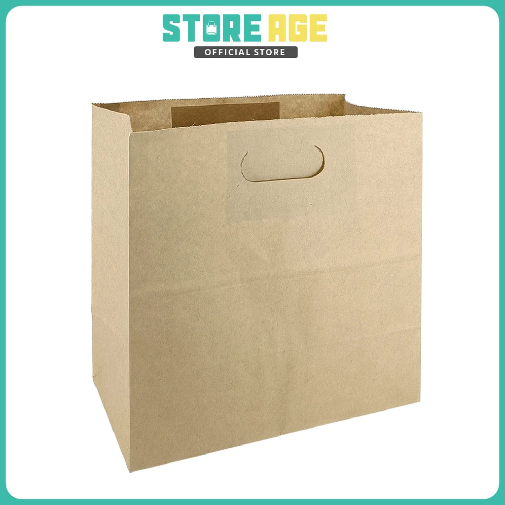 Die cut handle brown paper bag - available for wholesale order Malaysia