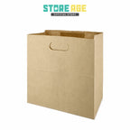 Die cut handle brown paper bag - available for wholesale order Malaysia