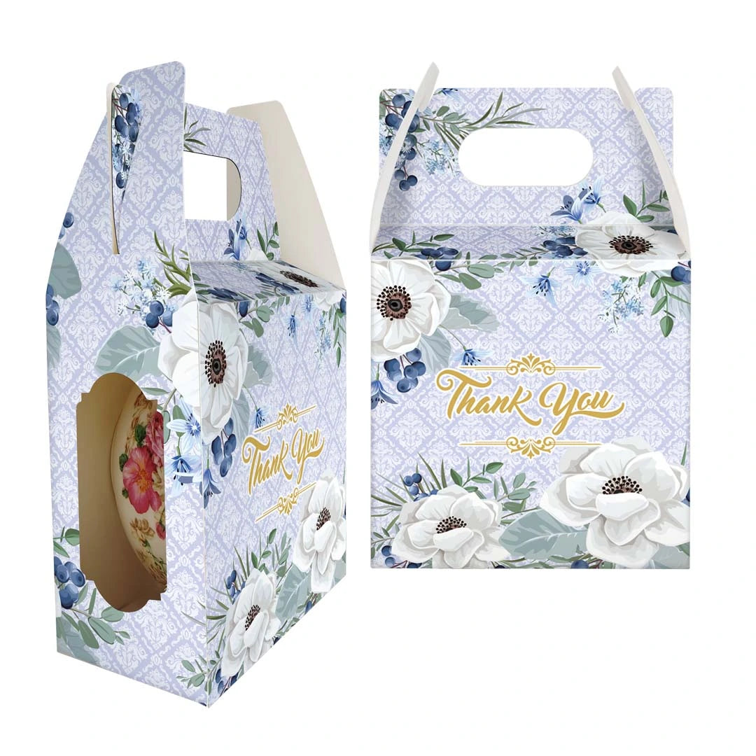 Bowl Box blue design BBX08 - wedding doorgift kahwin