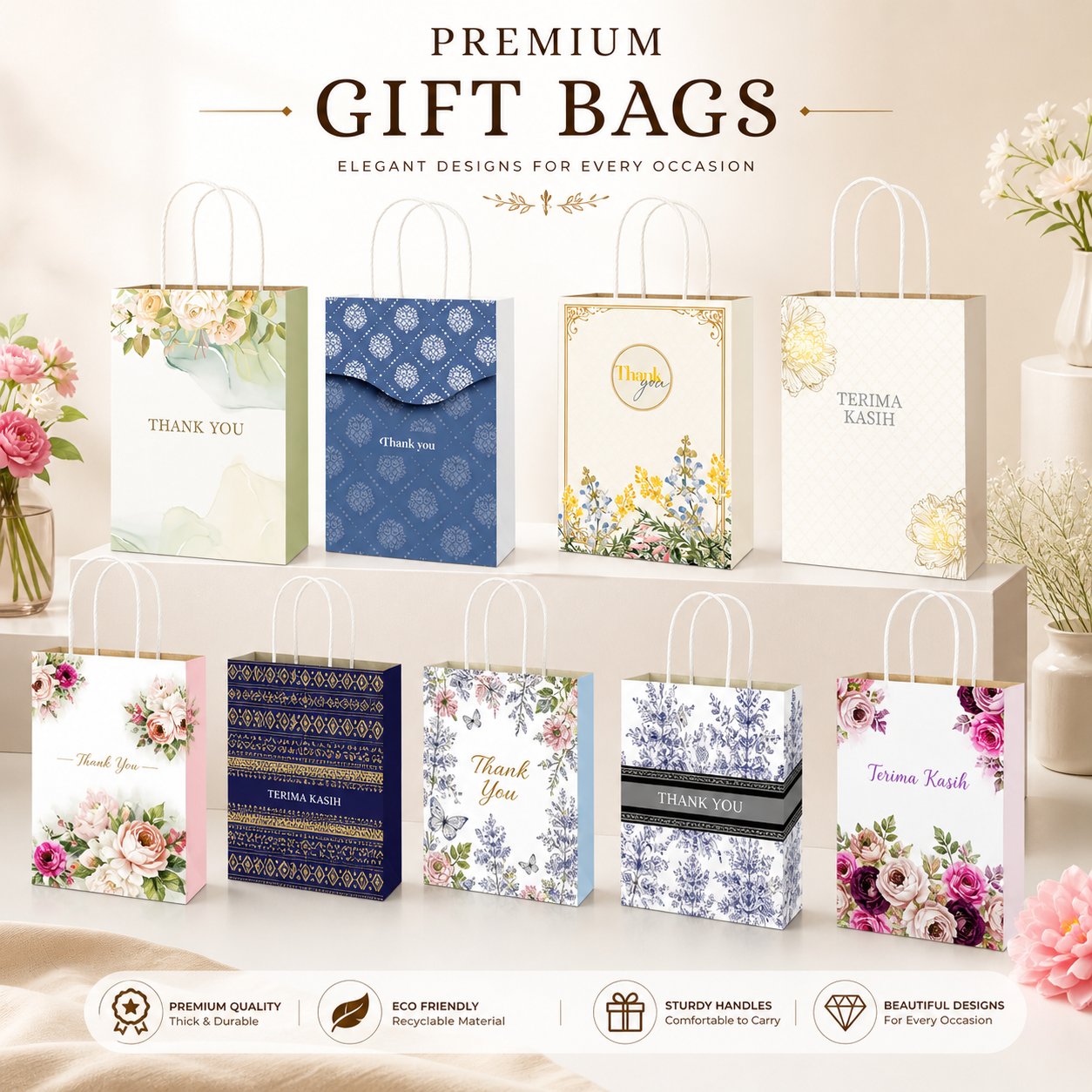 Wedding Bag Size S for doorgift packaging - wholesale Malaysia