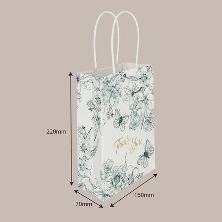 Wedding Bag Size S - 160 X 70 X 220 mm dimensions for wholesale order Malaysia