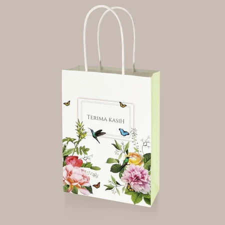 Wedding Bag Size S design WD019 - doorgift packaging Malaysia