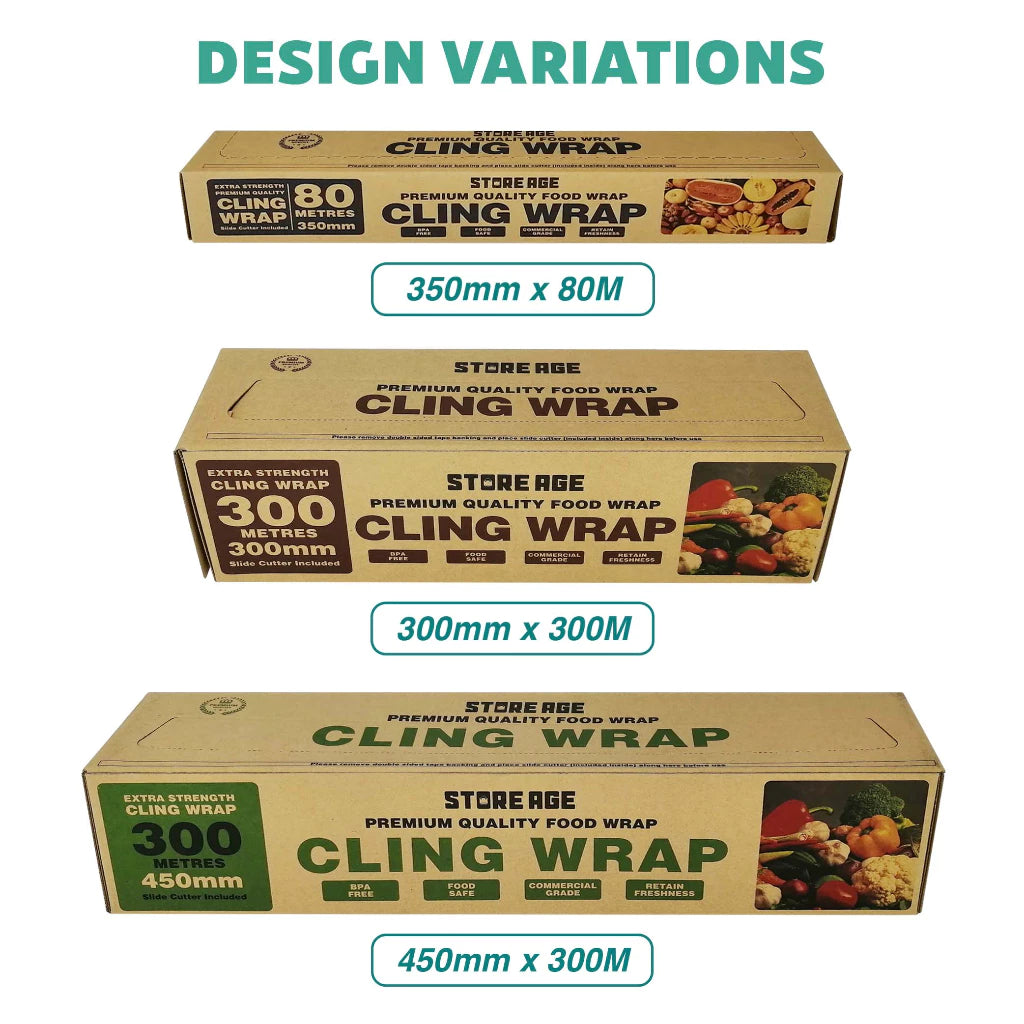 Premium Food Wrap with Cutter dimension for kitchen cling wrap - wholesale Malaysia