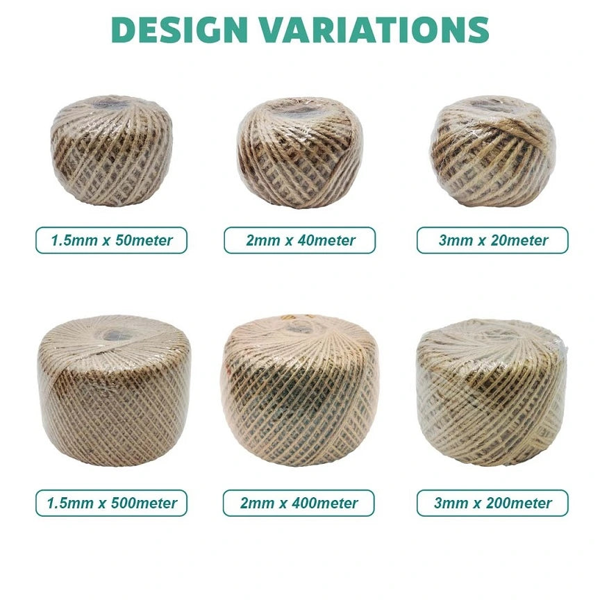 Jute Rope String Natural Brown Rope  - variations available for bulk Malaysia order-wholesale Malaysia