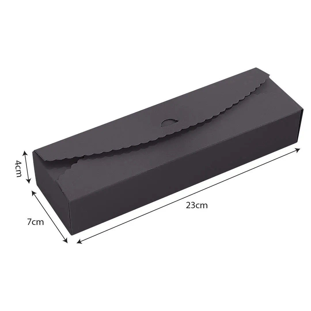 Candy Long Gift Box black kraft — doorgift box wholesale Malaysia