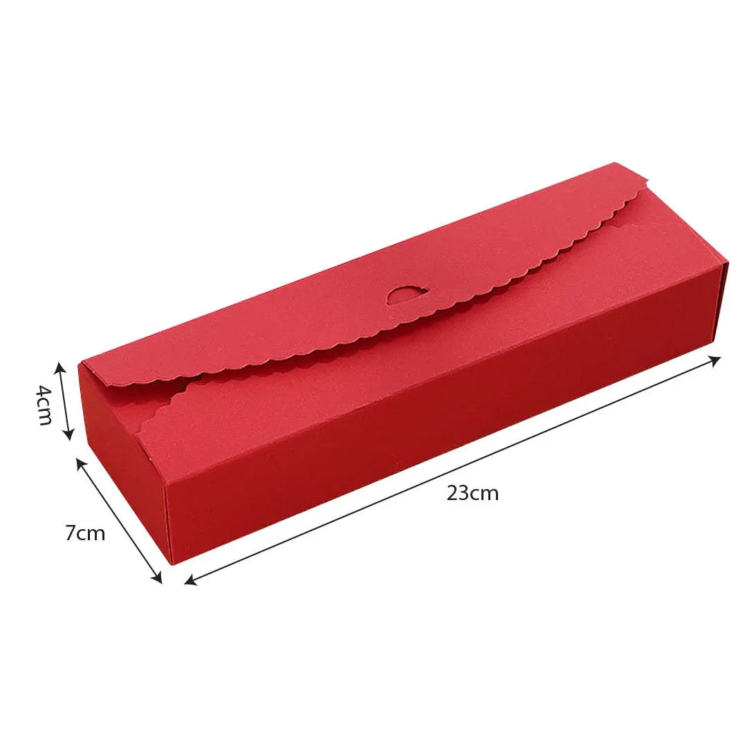 Candy Long Gift Box red kraft — doorgift box wholesale Malaysia