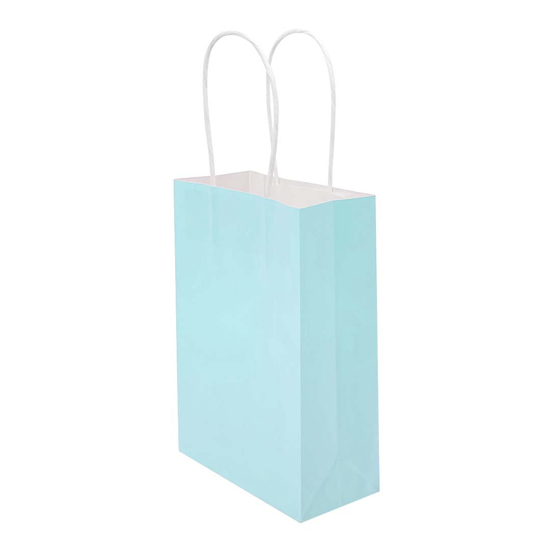Glossy Kraft Paper Bag - Blue variant for doorgift packaging