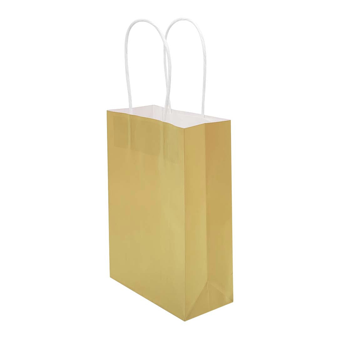 Glossy Kraft Paper Bag - Gold variant for doorgift packaging