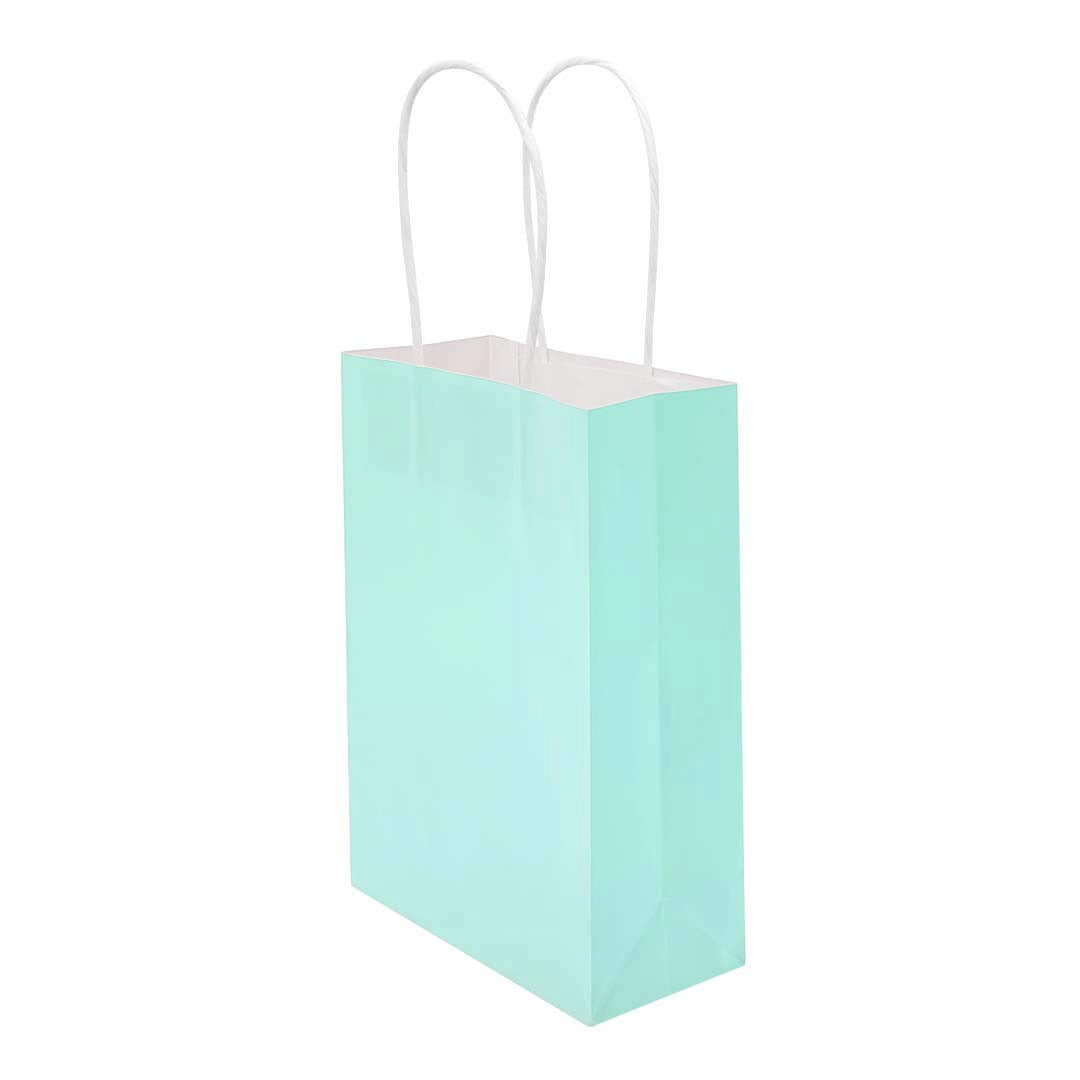Glossy Kraft Paper Bag - Green variant for doorgift packaging