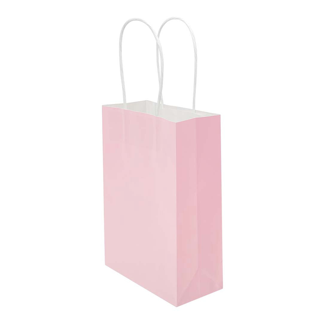 Glossy Kraft Paper Bag - Pink variant for doorgift packaging