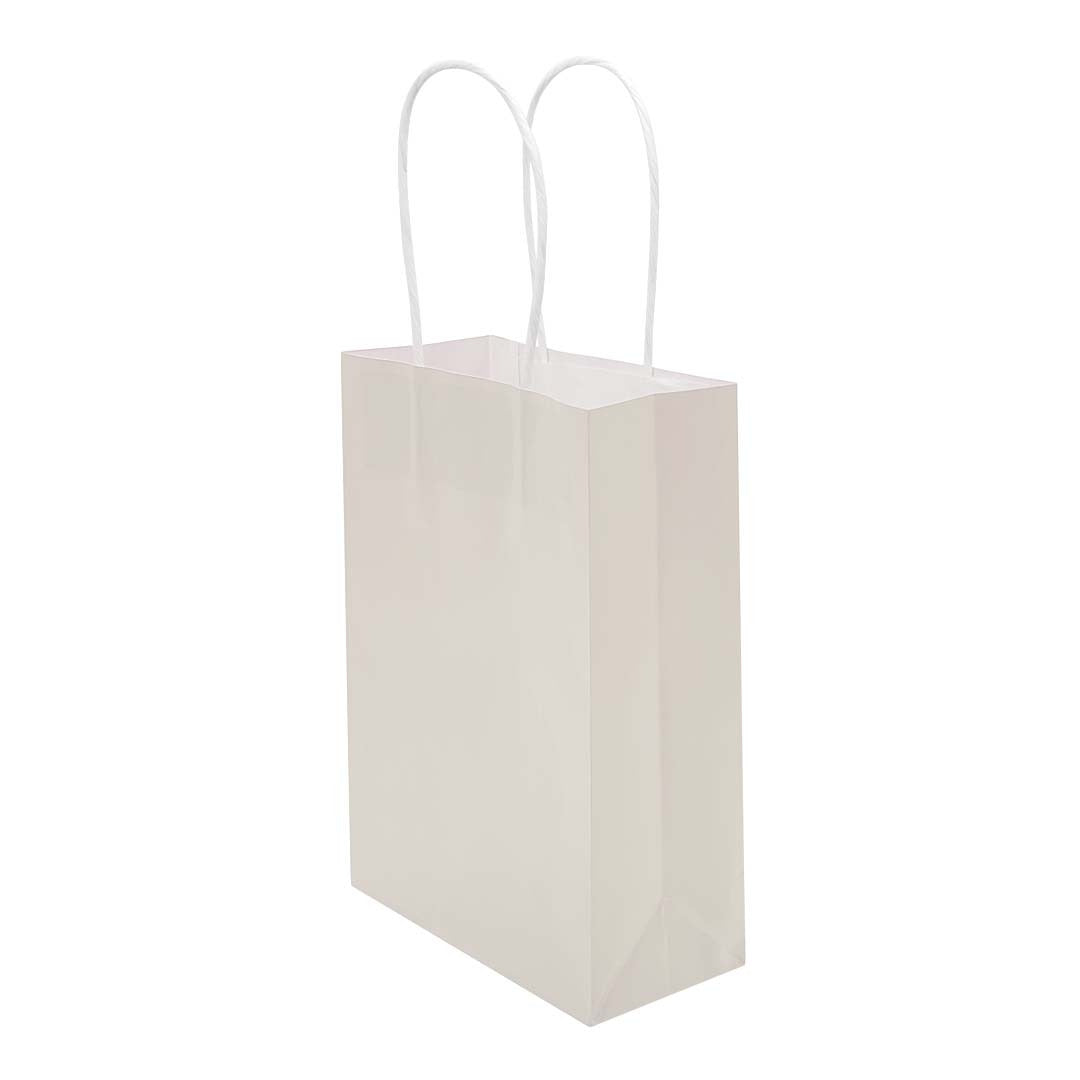 Glossy Kraft Paper Bag - Silver variant for doorgift packaging