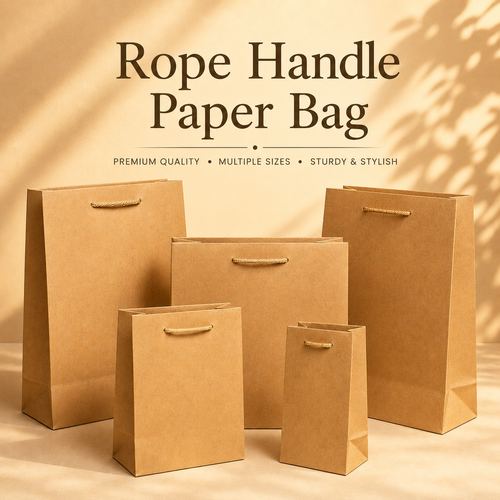 Rope Handle Kraft Paper Bag for wholesale gift bag Malaysia - wholesale