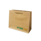 Rope Handle Brown Kraft Paper Bag Size M dimensions for wholesale order