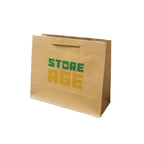 Rope Handle Brown Kraft Paper Bag Size M dimensions for wholesale order