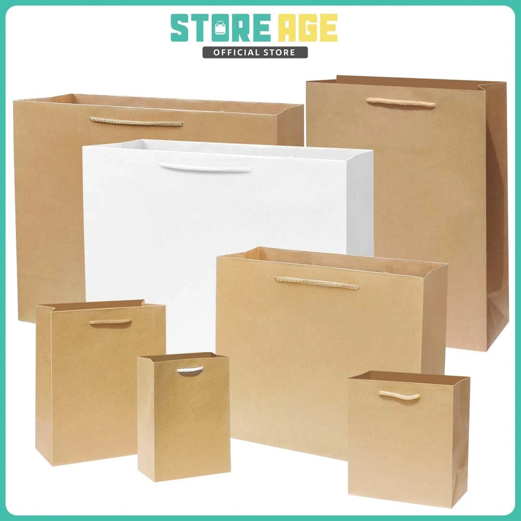 Rope Handle Kraft Paper Bag for wholesale gift bag Malaysia - wholesale