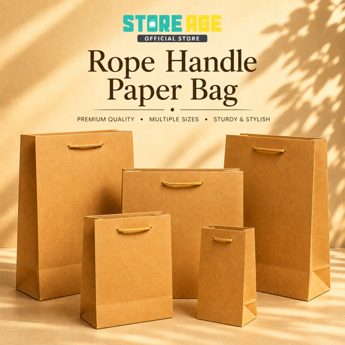 Rope Handle Kraft Paper Bag for wholesale gift bag Malaysia - wholesale