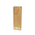Kraft Wine Bag Size S - 120 X 85 X 370 mm dimensions for wholesale wine gift bag custom order Malaysia