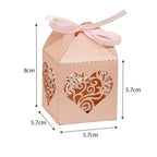 Laser Cut Candy Gift Box dimensions - wedding doorgift candy box wholesale Malaysia