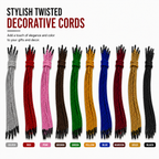 4.5mm x 12"/30cm Length Nylon String for gift bag handle replacement - wholesale Malaysia