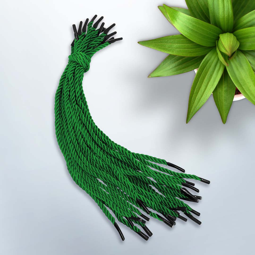 4.5mm x 12"/30cm Length Nylon String design GRN206 green - gift bag handle replacement