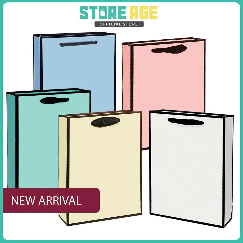 Pastel Matte Paper Bag for doorgift packaging - wholesale Malaysia