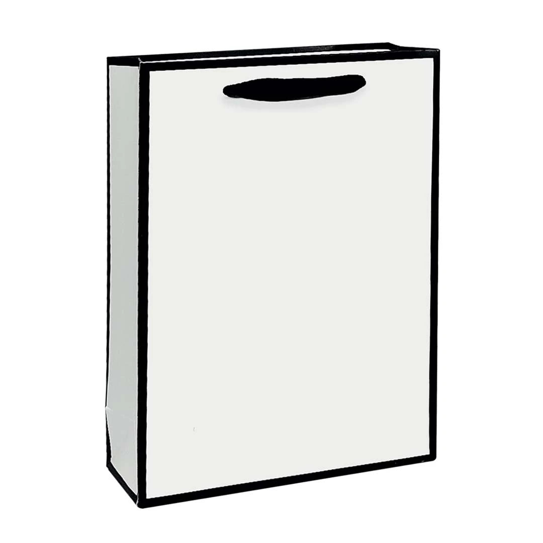 Pastel Matte Paper Bag - White variant for doorgift packaging